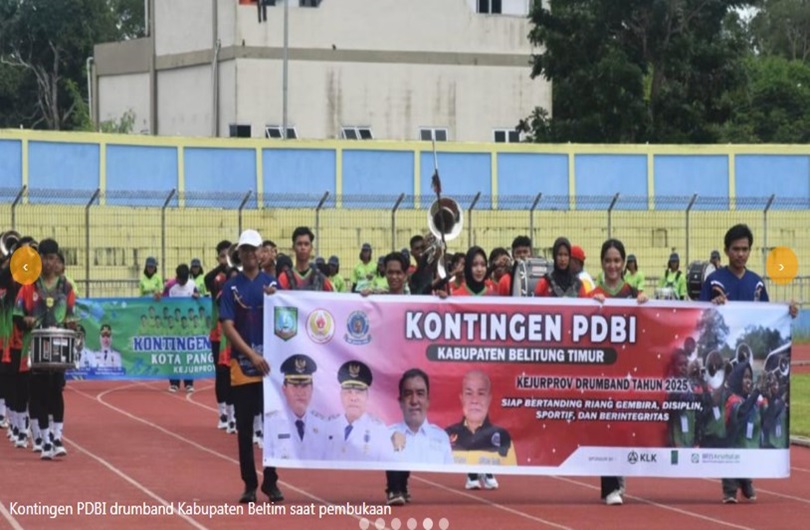 Beltim di Kejurprov Drumband 2025 ; Bangun Karakter Menuju PON 2026