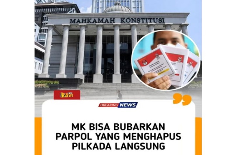 Saiful Mujani ; Partai Politik yang Melanggar Konstitusi Berisiko Dibubarkan MK